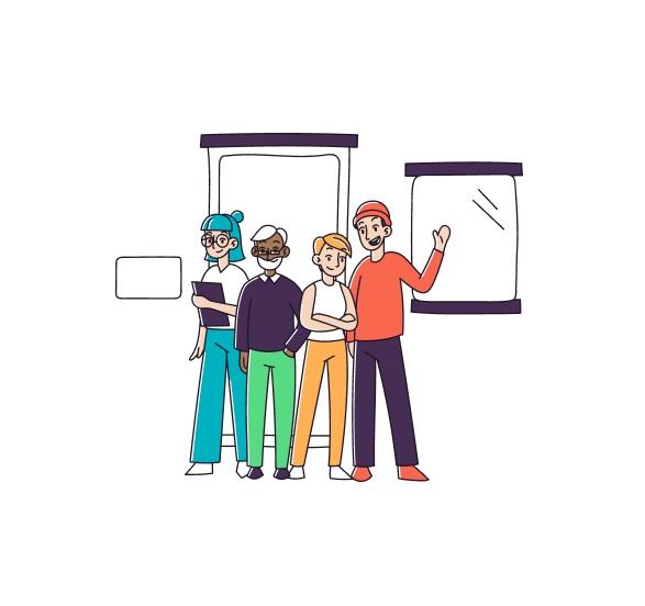 Présentation devant des dispositifs